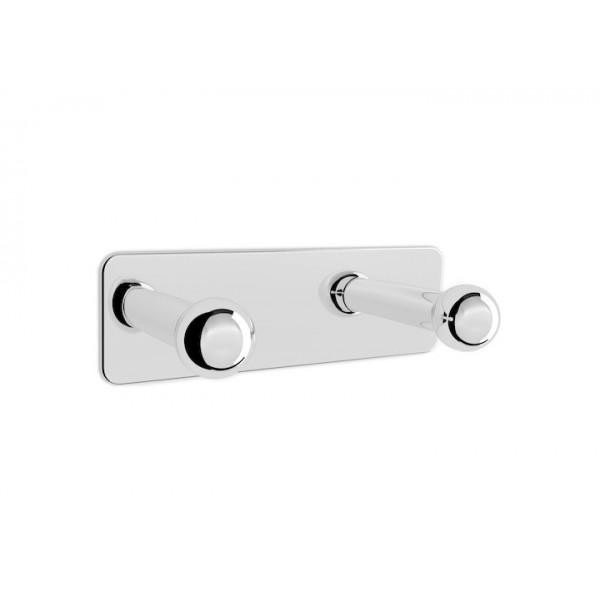 PATÈRE DOUBLE VICTORIA CHROMÉ - ROCA A816651001