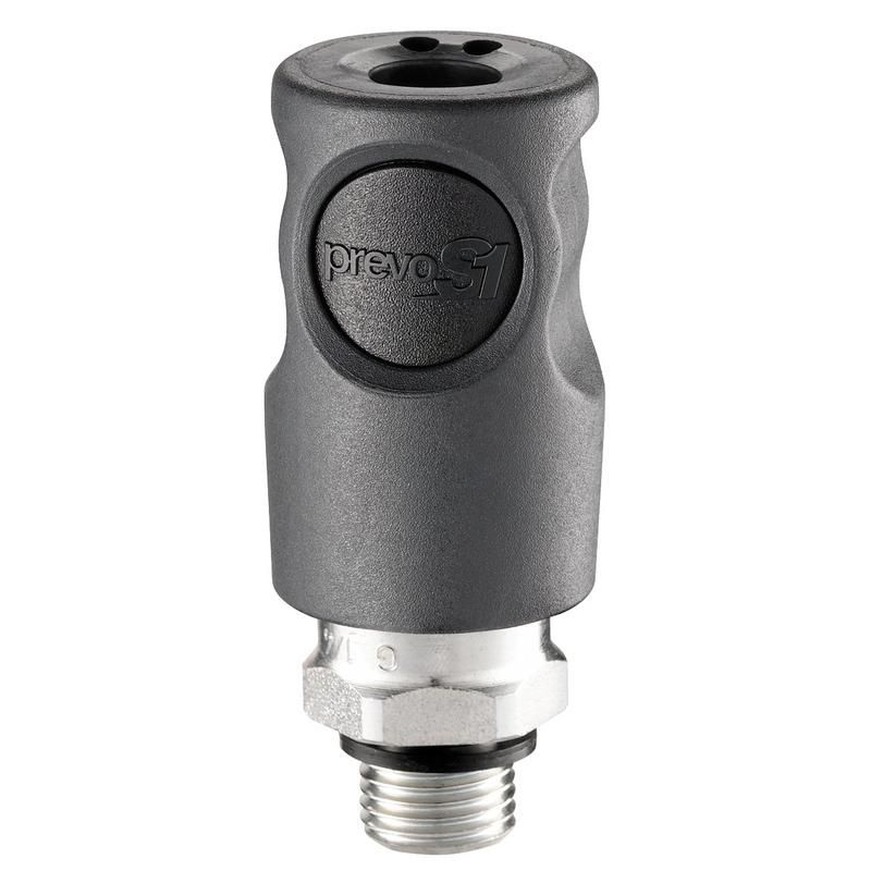 RACCORD MALE FILETE 1/2 GAZ BSPP COMPOSITE UE10