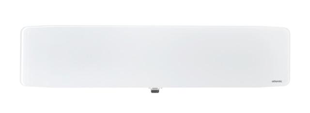 Radiateur verre connecté Verali plinthe 1500W blanc brillant - Atlantic - 507658_0