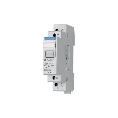 CONTACTEUR MODULAIRE 1 NO (T) (AC1, 250 V/AC) 20 A FINDER 22.21.8.230.4000