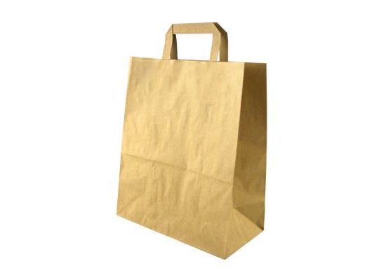 Sac à cabas L en papier kraft - Bio Futura - Longueur 260 mm - PRCB2636_0