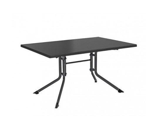 Import Allemagne Kettler 0307018-7000 Table Pliante Aluminium-Kettalux 80 x 80 cm Gris 