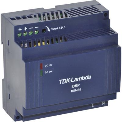ALIMENTATIONS DC FIXES AU FORMAT RAIL DIN, 12-15 OU 24V, 72-100W - TDKDSP100