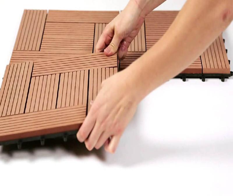 Terrasses en WPC DIY - Revêtement de sol extérieur imperméable, antidérapant et personnalisable_0