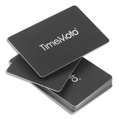 TimeMoto - Boîte de 25 badges cartes RF-100 pour pointeuses TimeMoto 125-0603_0