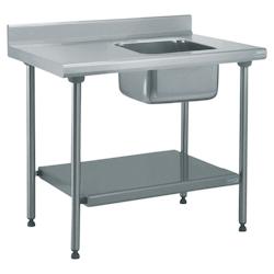 Tournus Equipement Table inox du chef adossée longueur 1000 Tournus - 424761 - plastique 424761_0