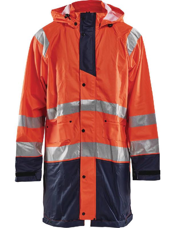 VESTE DE PLUIE HAUTE VISIBILITÉ NIVEAU 1 TAILLE XS - MANUTAN COLLECTIVITÉS
