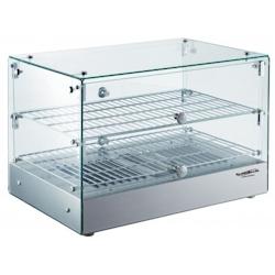 Vitrine chaude   2 niveaux   80 Litres          Acier inoxydable80 700x400x376mm COMBISTEEL - 3667335011452_0