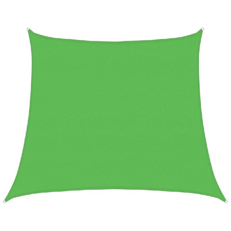 Voile d'ombrage 160 g/m² trapèze vert clair 4/5x4 m PEHD Modèle Outdoor Alpha Prime - 311326_0