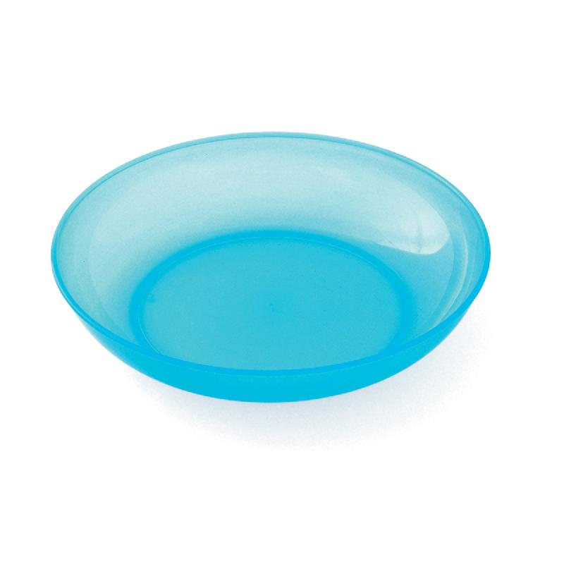 ASSIETTE PLATE ROND BLEU PLASTIQUE Ø 18,5 CM VAISSELLE ENFANCE POLYPROPYLENE PLASTOREX