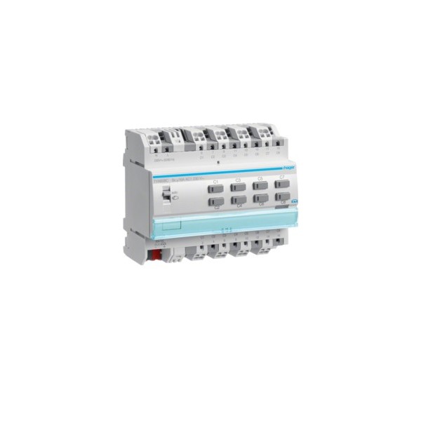 8 SORTIES 16A 230V~ - TEBIS HAGER TYA608C