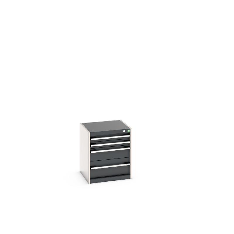 Armoire à tiroirs Cubio SL-556-4 - Réf : 40010112 - Charge admissible 1,5 tonne - 4 tiroirs à extension télescopique_0