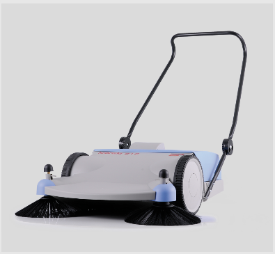 Balayeuse accompagnée Kranzle 2+2 - Largeur 800 mm - Bac à déchets 40 L_0