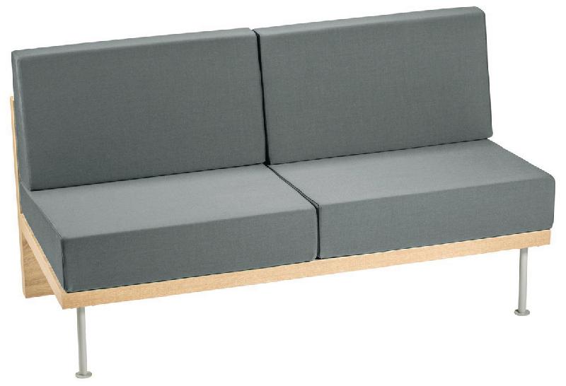 BANQUETTE 3 PLACES FAAR PVC URBAN CENDRE - MANUTAN COLLECTIVITÉS