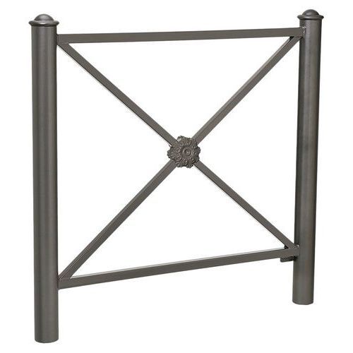 BARRIÈRE PROVINCE ROSACE 1.07 M AGORA - ZINC GRIS PROCITY - PROCITY