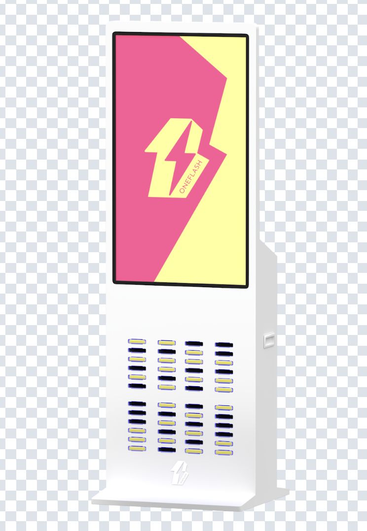 Borne de recharge mobile - Capacité 48 emplacements_0