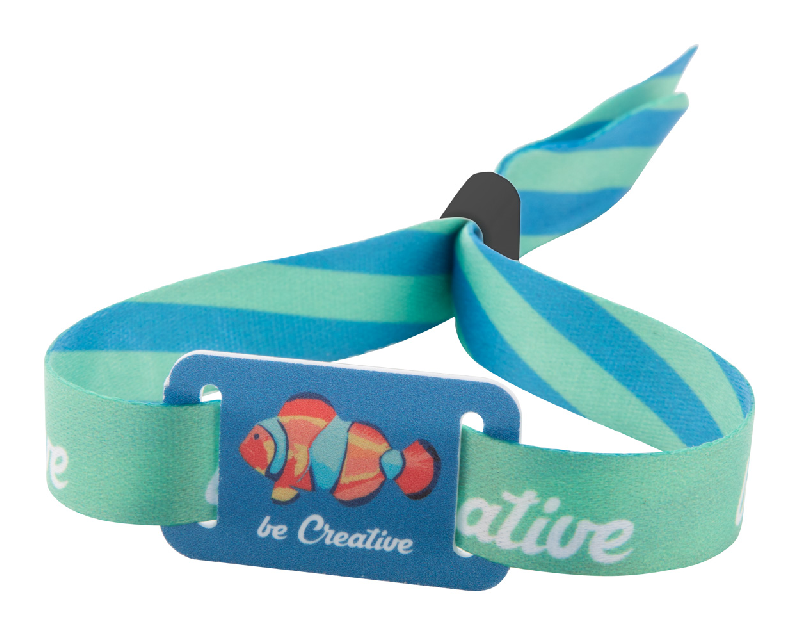 Bracelet festival personnalisable en polyester - impression quadri et sublimation - minimum 100 pcs_0