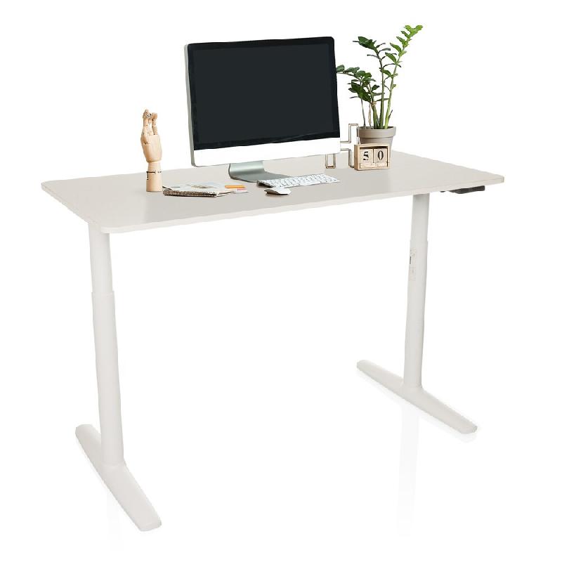 Bureau STAND PRO 140 x 70 réglable en hauteur électriquement blanc hjh OFFICE - blanc multi-matériau 738138_0