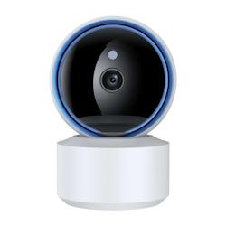 Camera IP WiFi 360° Vision Nocturne Audio Bidirectionnel Détection Mouvement Noir YONIS - noir 3615616959146_0