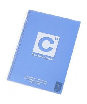 CARNET À SPIRALES A5 ROTHKO BLANC 50 PAGES - CARNETS PUBLICITAIRES PERSONNALISÉS