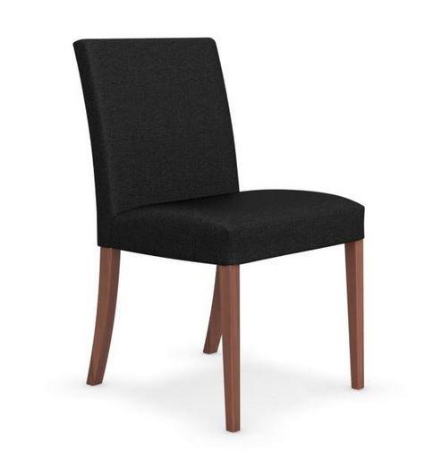 Calligaris chaise latina low piétement hêtre assise tissu ...