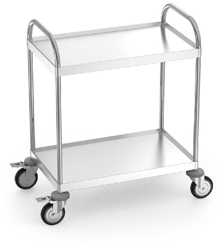 Chariot de service avec 2 étagères 1035x535x975 mm. Par Fricosmos - G076004_0