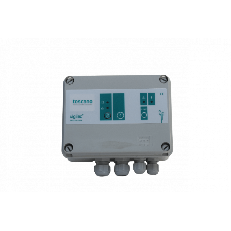 Coffret de commande V1M Vigilec 230V - Pompe monophasée jusqu'à 18A - Protection complète IP56_0