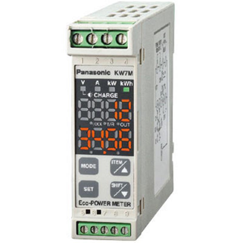 Compteur d'énergie AKW7111 - série KW7M - type DIN - RS485 - Protocole Modbus / MEWTOCOL - mesure de puissances 400V_0
