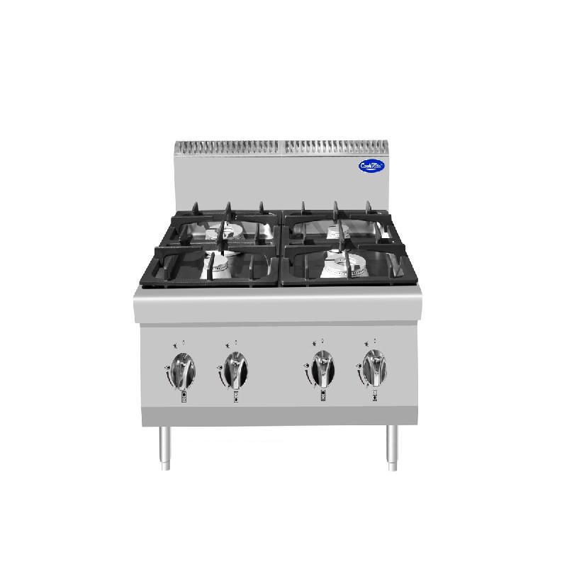 CookRite Fourneaux gaz 4 feux a poser profondeur 700  AT7G4B-C-2 - inox AT7G4B-C-2_0