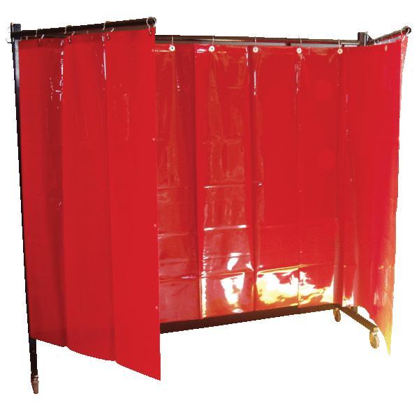ECRANS MOBILES DE PROTECTION SOUDURE - 3 RIDEAUX - OTELO