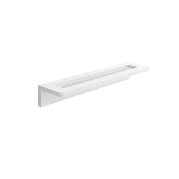 ÉTAGÈRE PORTE-SERVIETTE 500 SOLID SURFACE 500 X 60 X 120 MM - SALGAR 26127