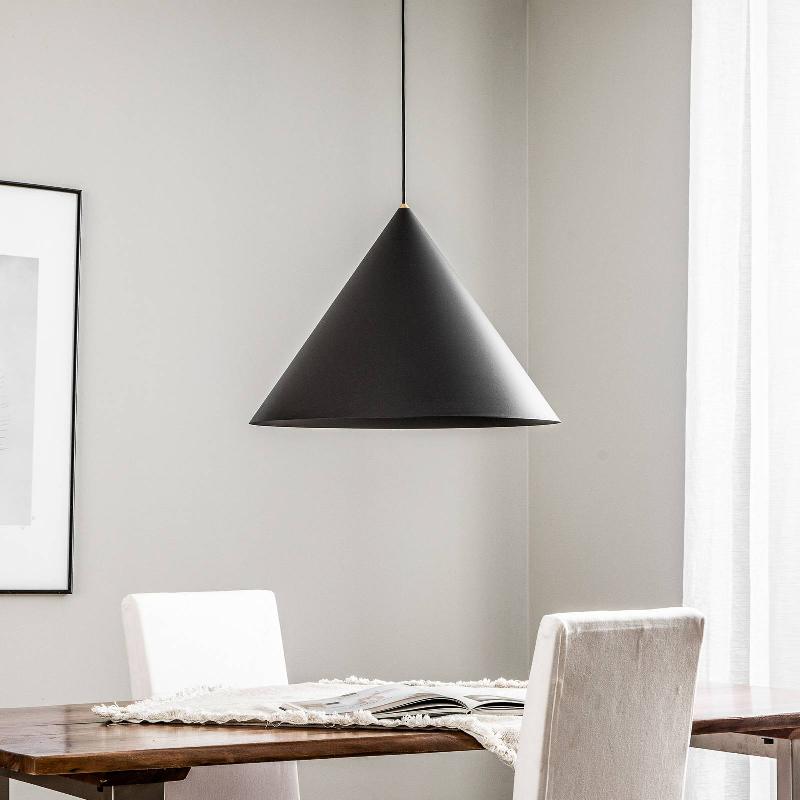 EULUNA SUSPENSION ZENITH L EN MÉTAL NOIR
