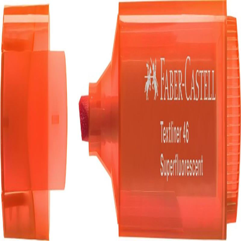 FABER-CASTELL Faber Castell Surligneur Textliner 1546 Pointe Feutre Biseautée, Orange - 154615_0