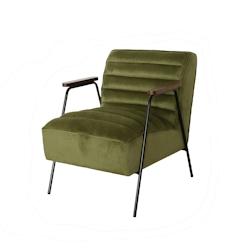 Fauteuil Hutch vert -  Autre Tissu Amadeus 60x76 cm - vert 3520071769424_0