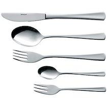FOURCHETTE À GÂTEAU 'STOCKHOLM', SET DE 12, ACIER - LOT DE 2