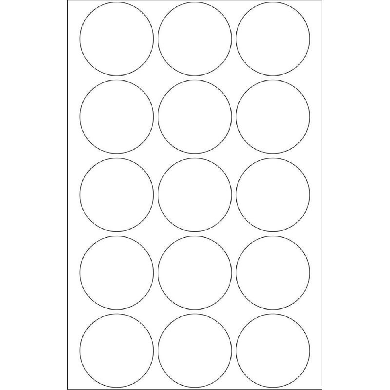 HERMA PASTILLE ADHÉSIVE COULEUR - STAPLES - Ø 32 MM - COLORIS BLANC - 480 PASTILLES