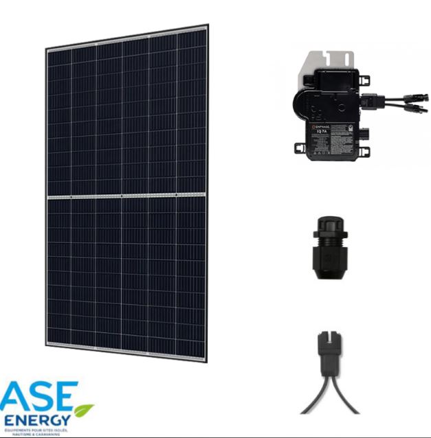 Kit Panneau Solaire Flexible 50W Onduleur 1000W, Modele: 220V