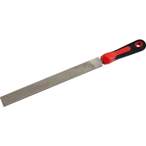 LIME PLATE MI-DOUCE AVEC MANCHE BI-MATIÈRE LPM-25ME - LARGEUR 25 MM SAM OUTILLAGE
