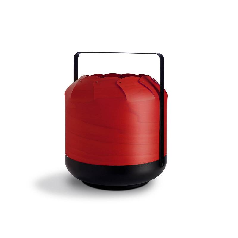 LZF LAMPS LZF CHOU SHORT LAMPE À POSER DIMMABLE, ROUGE