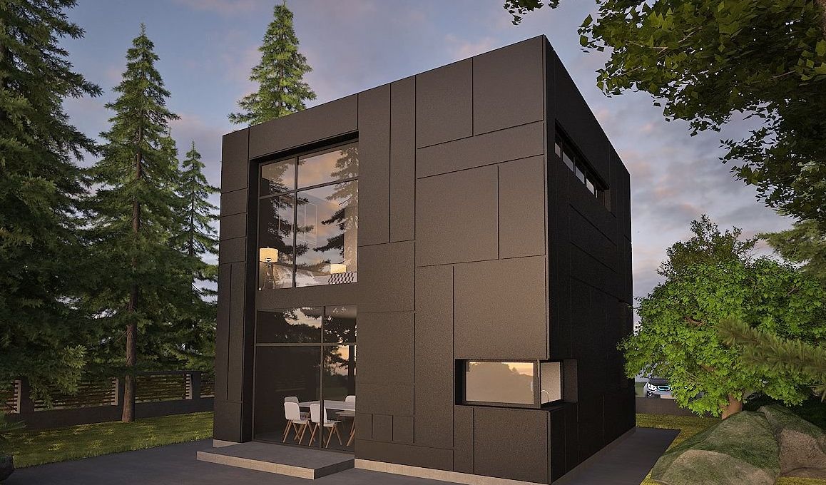 Maison modulaire - ossature acier - modèle Hipercubo72 - 72m² - livrée et installée_0