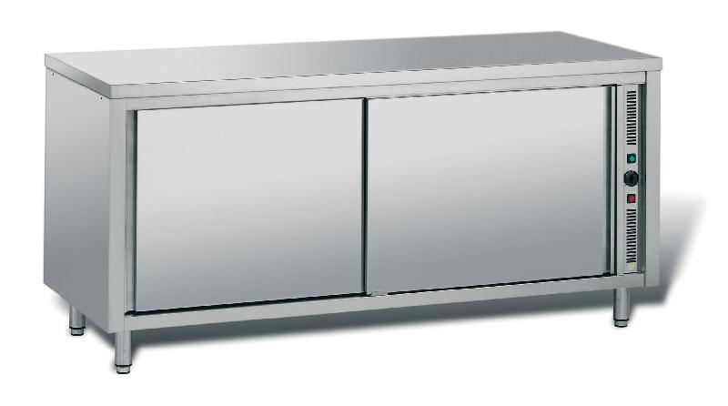 Meuble inox chauffant profondeur 700 mm tch16df_0