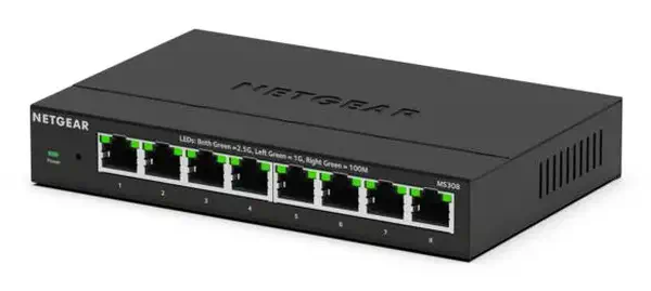 NETGEAR MS308E Non-géré 2.5G Ethernet (100/1000/2500) Noir_0