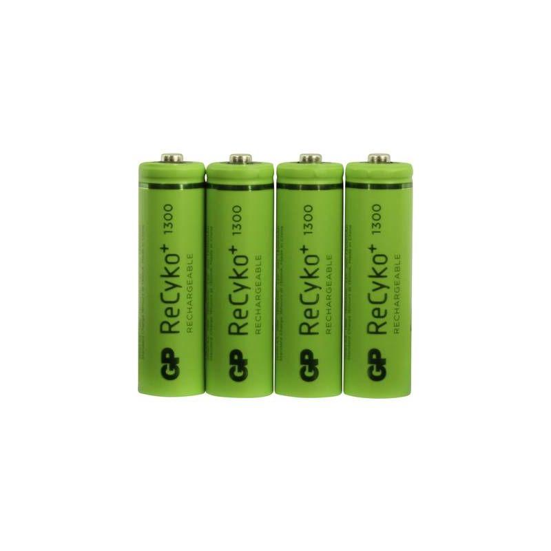 PILE RECHARGEABLE LR6 (AA) NIMH GP BATTERIES RECYKO+ HR06 1300 MAH 1.2