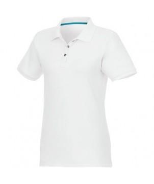 POLO BIO RECYCLÉ MANCHES COURTES FEMME BERYL BLANC - TEXTILES MODE PERSONNALISÉS