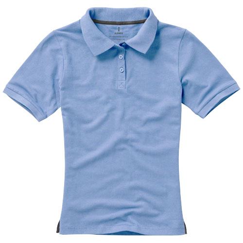Polo manches courtes pour femme Calgary - col en côte tricot plat - maille piquée 100% coton - 200 g/m²_0
