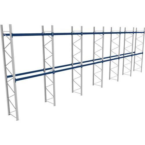 RACK 1 DÉPART + 5 SUIVANTS LXLXH 2700X17100X5500 1000KG 2 NIV - BITO