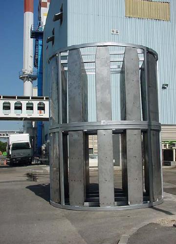 Silencieux dissipatifs à baffles - pour gaz et fumées - conduits d'échappement grands diamètres - atténuation jusqu'à 45 dB_0