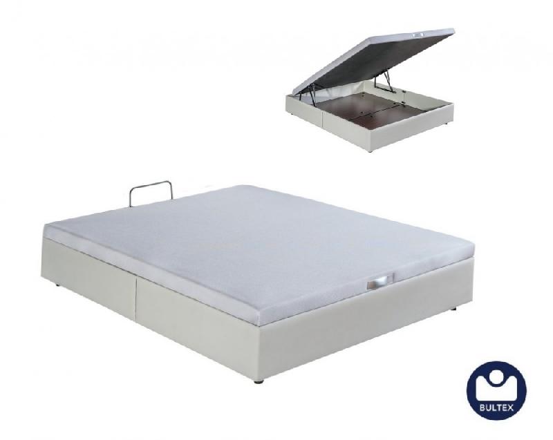 Bultex sommier coffre double quartz en tissu enduit ...
