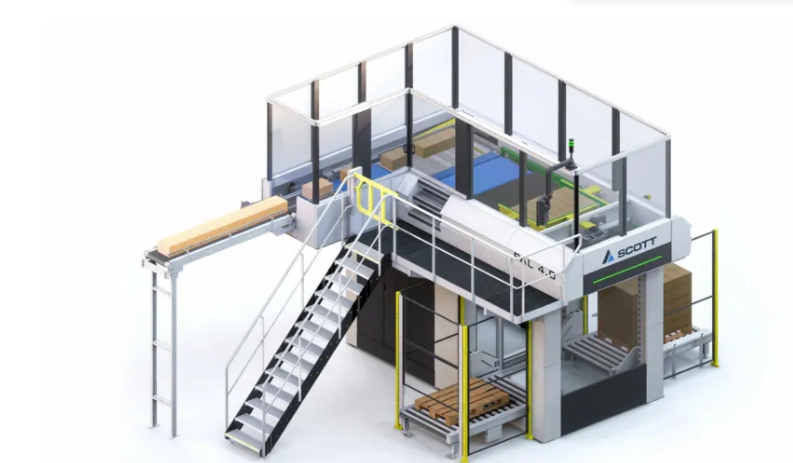 Système de palettisation automatisé multi-lignes - PAL 4.0 SCOTT AUTOMATION - Compact, rapide et flexible_0
