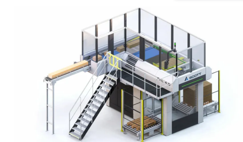 Système de palettisation automatisé multi-lignes - SCOTT AUTOMATION - PAL 4.0_0